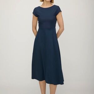 Kit and Ace The Ballet Dress Navy Size Small